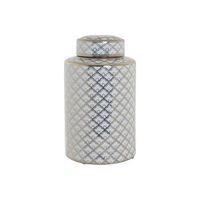 jarron porcelana 18x18x305 blanco