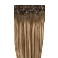 beauty works deluxe clip-in 18 inch hair extensions various colours - mocha melt