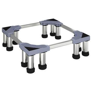 Base Para Lavadora Gris 67 X 67 X 21,5 Cm Acero Inoxidable Vidaxl