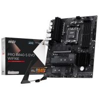 placa base msi pro b840-s evo wifi6e amd b840 zocalo am5 ddr5 atx wifi 6e 25gbe m2 shield frozr