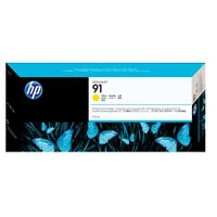 hp 91 pigmented yellow original ink cartridge with vivera ink