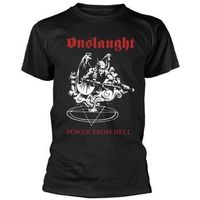 onslaught tops y camisetas power from hell para mujer