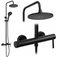 conjunto de ducha rea rivo js-7028b black 33 x 295 x 1265 cm