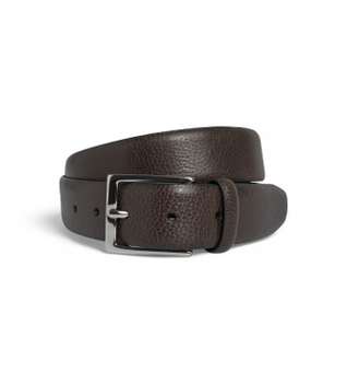 Hackett London para hombre. HM413617 Cinturón Pebble marrón (34), Casual, Piel