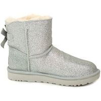 ugg botines w mini bailey bow sparkle silver 1100053 w para mujer
