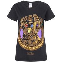 marvel camiseta infinity gauntlet para mujer