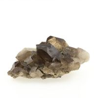 cuarzo ahumado - piedra natural de francia haute -savoie - collection mineral brown color  4147 cts - certificado de autenticidad incluido  70 x