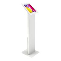 kimex soporte de suelo universal para tablets apple y samsung 109-11 blanco