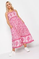 limited collection vestido nido de abeja rosa de flores mujer curvy y tallas grandes limited collection