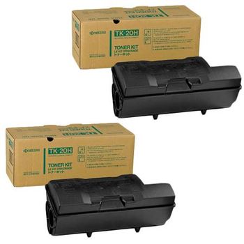 Original Multipack Kyocera FS-1700+ Printer Toner Cartridges (2 Pack) -TK-20H