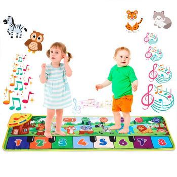 Alfombra Musical Para Bebés Y Niños (sonidos: Animales)