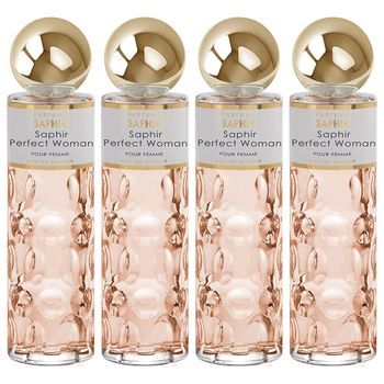 Pack De 4 Eau De Parfum Mujer Saphir Perfect Woman 200 Ml