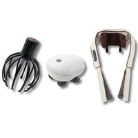 cofre pareja 2 colchonetas masaje calor - bodylife duorelax pro blanco