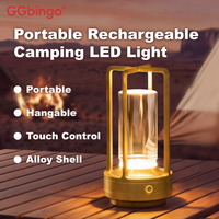 ggbingo lampara de mesa portatil ggbingo de aleacion control tactil recargable linterna led nocturna para acampar al aire libre dormitorio decoracion de bar
