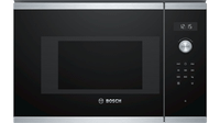 horno microondas integrable bosch bfl524ms0 sin grill negro