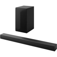 barra de sonido lg s60t 31 340w bluetooth hdmi arc subwoofer inalambrico dts negra