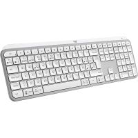 logitech mx keys s teclado inalambrico perfil bajo escritura fluida precisa silenciosa gris claro