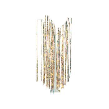 Árbol Artificial Con Luces Led Navideñas Para Exteriores Interiores Estilo Escandinavo Preiluminado 163 Cm Multicolor Boren