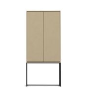 armario aparador 2 puertas mdf taupe