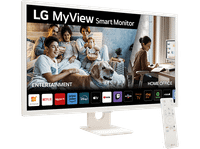 monitor - lg 32sr50f-w 32 full-hd 60 hz 5 ms smart monitor ips 2x hdmi webos23 hdr10 blanco