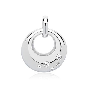 Colgante de plata 925 pulida con circonitas