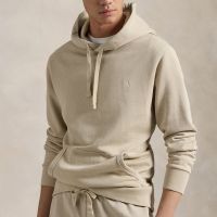 polo ralph lauren terry loopback cotton-jersey hoodie - xxl