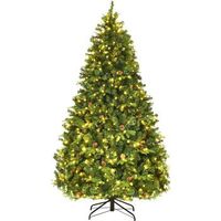 arbol de navidad artificial costway 130 x 130 x 210 cm