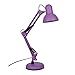 BEL AIR HOME - Lámpara de Escritorio LED Articulada Flexo Antigona | Diseño Vintage Retro | Altura Ajustable 34-67 cm | Metal Resistente | Ideal para Oficina y Hogar, (MORADO MATE)