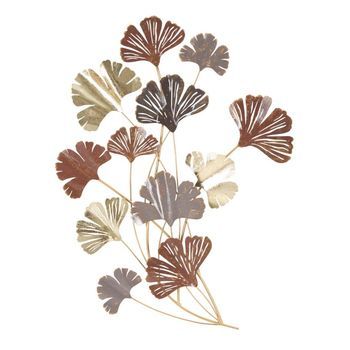 Panel Decorativo 3d De Metal Multicolor 69,5x5,5x92 Cm