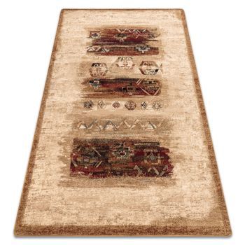Alfombra De Lana Omega Modena Rojo Rubí Claro 135x200 Cm