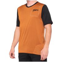 100 ridecamp mtb jersey - l - terracottablack