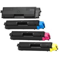 compatible multipack kyocera tk-580ky full set toner cartridges 4 pack
