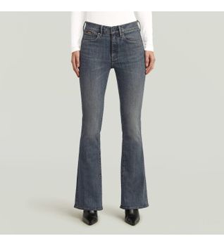 G-Star para mujer. D21290-D842-G803 Jeans 3301 Flare azul (29/30), Casual, Denim, Sostenible, Algodón Reciclado