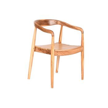Silla Teca 56x51x78 Marron Claro