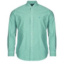 polo ralph lauren camisa manga larga camisa recta custom en oxford ligero para hombre