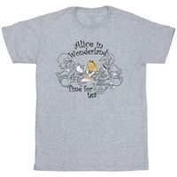 disney camiseta alice in wonderland time for tea para nina