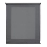 estores enrollables estor translucido premium con acabados en aluminio gris oscuro 80x250 cm