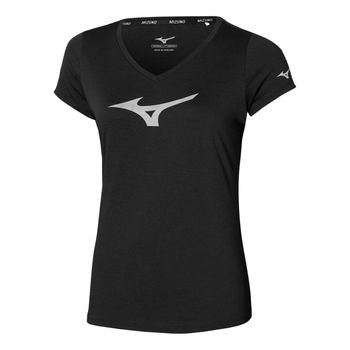 Mizuno Core RB Camiseta De Running Mujeres-Negro