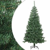 arbol de navidad  decoraciones de navidad artificial l 240 cm verde cfw991527