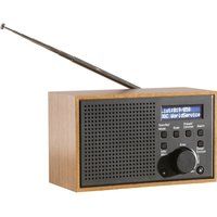 daewoo avs1322 portable dabfm retro radio - grey grey