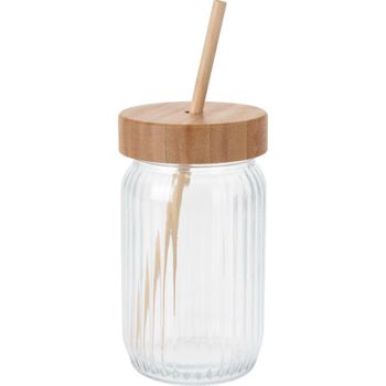 Vaso de vidrio transparente 500ml