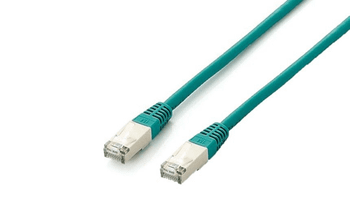 LATIGUILLO APANTALLADO PLATINIUM S/FTP CATEGORIA 6A LIBRE HALOGENOS 0,5M COLOR VERDE