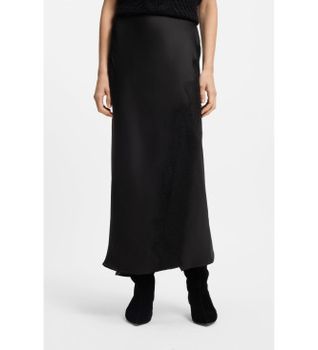 BOSS para mujer. 50548389 Falda Vlace negro (40), Casual, Poliéster