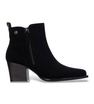 Xti para mujer. 14610303-ANTRACITA Botines 146103 negro (36), 5 a 8cm, Cremallera, Casual