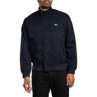 lacoste chaquetas chaqueta harrington de sarga repelente al agua para hombre
