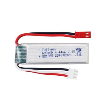 Batería de polímero de litio de 7.4V 600mAh 2S 25C con conector JST para avión RC Wltoys XK A280 A160 A300