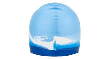 Gorro de natacion speedo multicolor azul