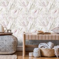 papel pintado autoadhesivo laurel lila 65x300cm