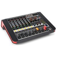mezclador de audio power dynamics pdm-m604a 6 canales usb bt 200 w