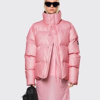 rains quilted padded matte-shell jacket - l